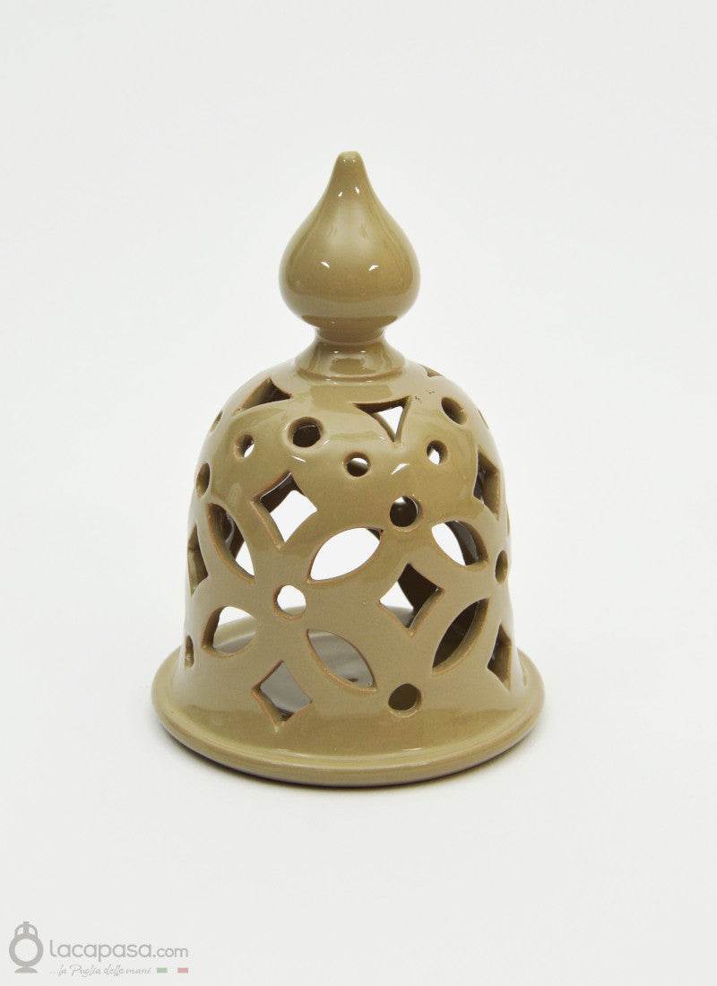 BUCANEVE - Porta candela bomboniera ceramica - Lacapasa.com