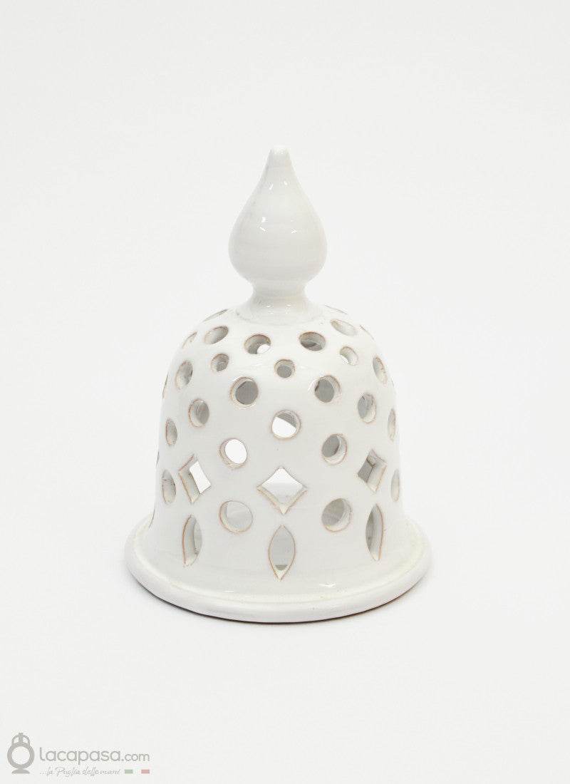 BUCANEVE - Porta candela bomboniera ceramica - Lacapasa.com
