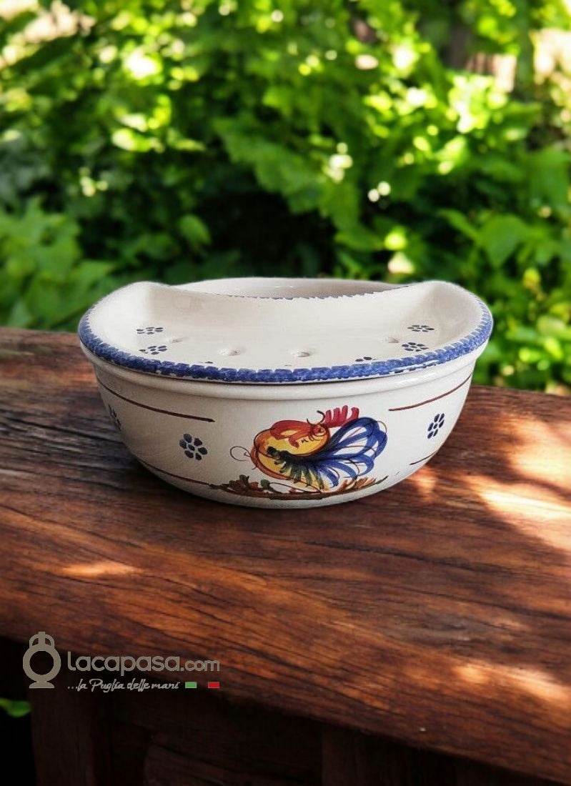 Bagna frise in ceramica - decoro Gallo - Lacapasa.com