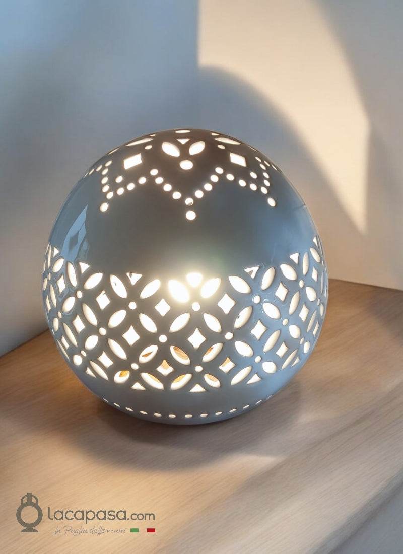 CAMELIA - Lampada Sfera in ceramica - Lacapasa.com