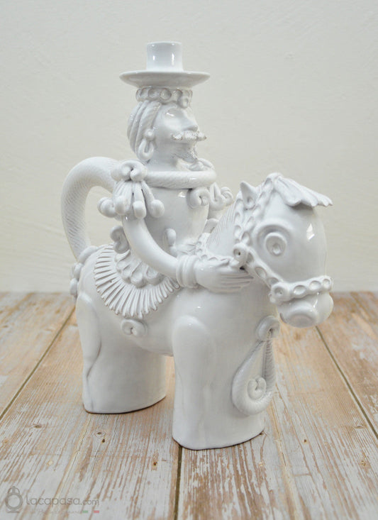 COSIMO - Cavaliere in ceramica Lacapasa.com