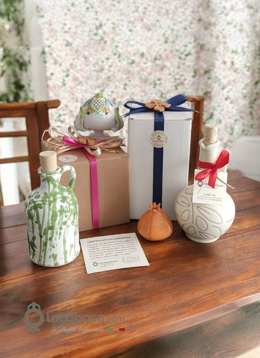 BOTTIGLIA - Profumatore bomboniera in ceramica - Lacapasa.com