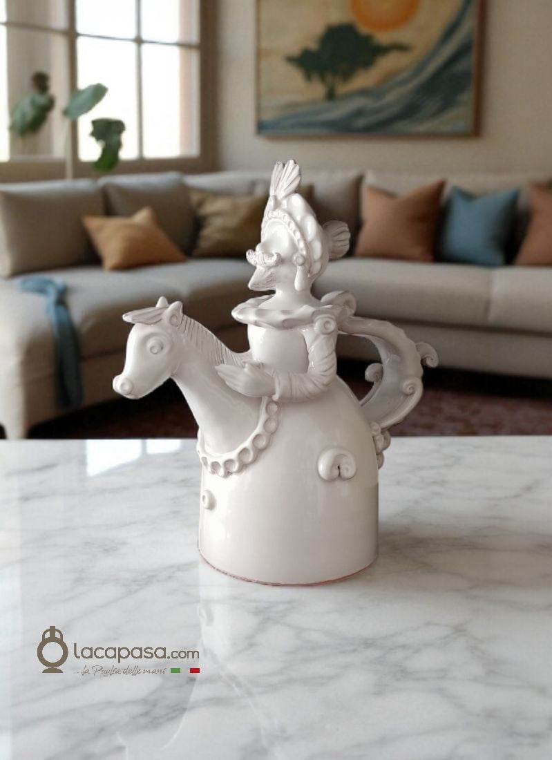 DOMENICO - Cavaliere in ceramica - Lacapasa.com