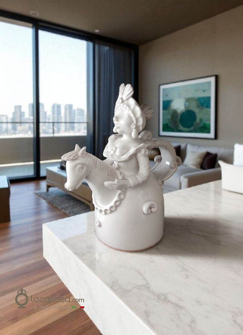 ELISABETTA - Cavaliere in ceramica - Lacapasa.com