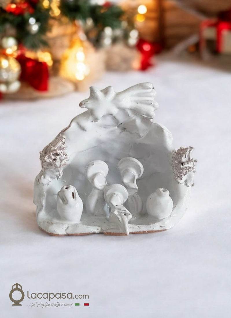 GRECCIO - Presepe bomboniera ceramica - Lacapasa.com