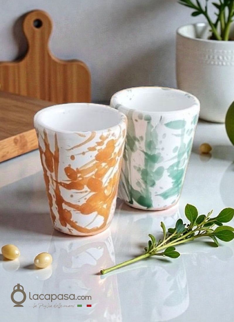 MACCHIA - Set 2 bicchieri limoncello bomboniera - Lacapasa.com