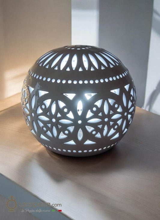 MAGNOLIA - Lampada Sfera in ceramica - Lacapasa.com