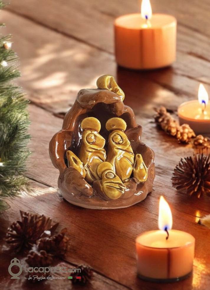 NATIVITA' - Presepe bomboniera ceramica - Lacapasa.com