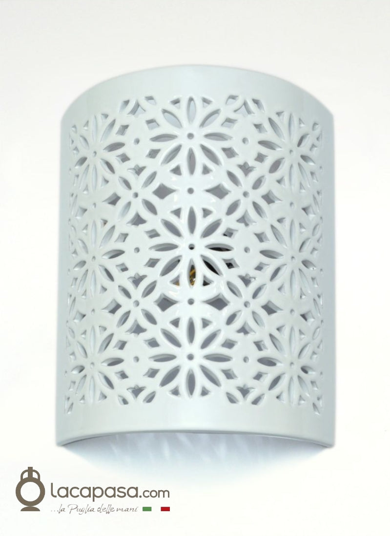 ORIONE - Applique in ceramica artigianale 1 - Lacapasa.com