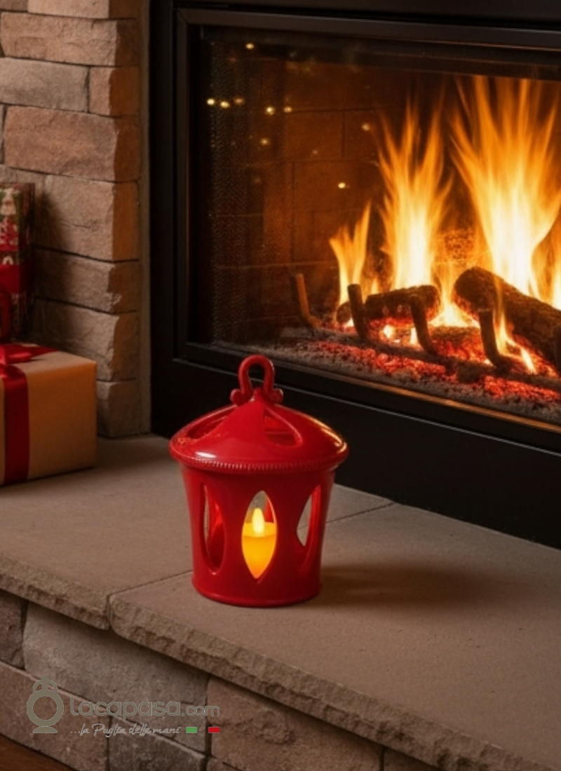 VEGA - Porta candela in ceramica