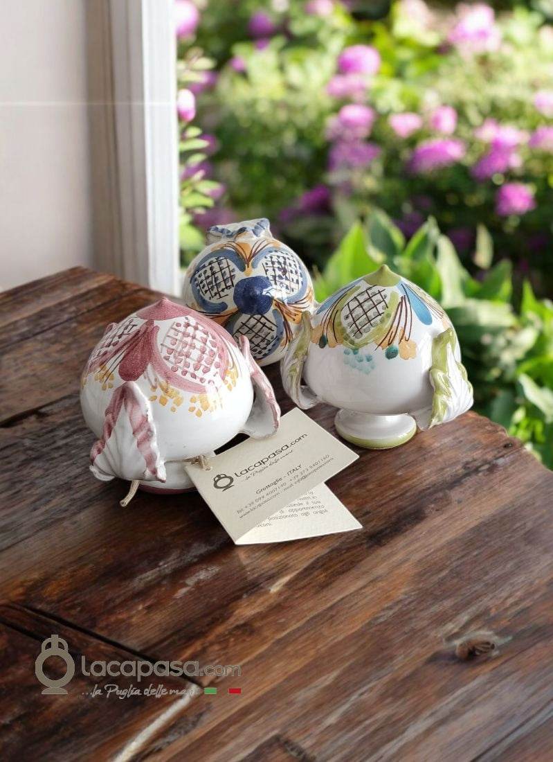 RANUNCOLO - Pumo bomboniera ceramica - Lacapasa.com