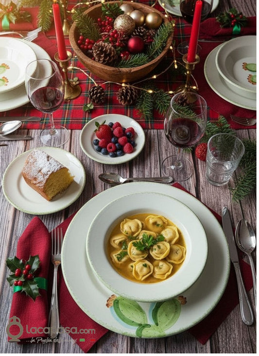 SET Piatti in ceramica con Fico d'India - Lacapasa.com