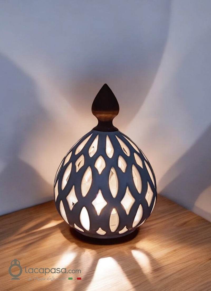 TULIPANO - Porta candela in ceramica - Lacapasa.com