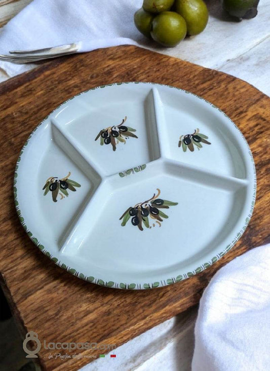ULIVO - Antipastiera in ceramica - Lacapasa.com
