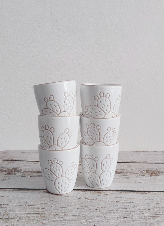GIFT BOX "Piperita" - Taralli Pugliesi DOLCI (4 x 250 gr) + Set 2 tazze mug in Ceramica Artigianale