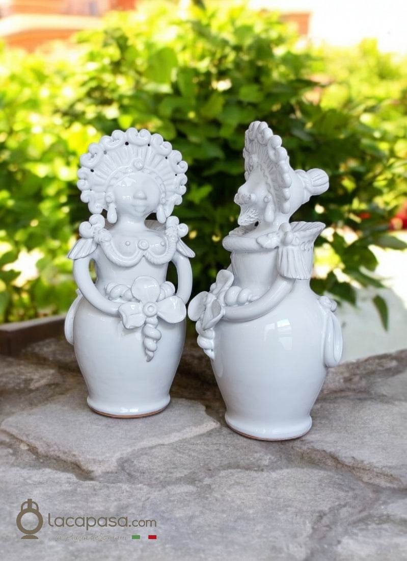 ADA e NICOLA - Pupe pugliesi in ceramica - Lacapasa.com