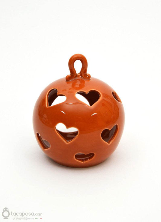 CASTAGNO - Porta candela in ceramica - Lacapasa.com