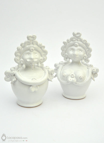 CIRO e TATINA - Pupe in ceramica Lacapasa.com