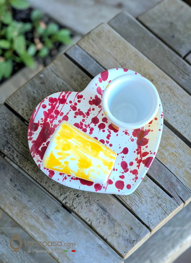 CUORE - Set limoncello bomboniera - Lacapasa.com