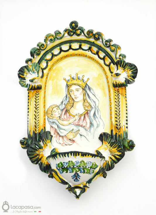 LUMEN - Acquasantiera in ceramica Lacapasa.com