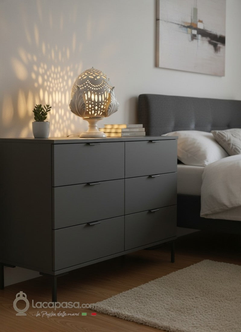 Lampada in ceramica artigianale - Lacapasa.com