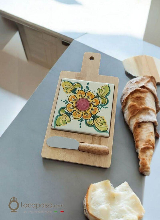 MALVA - Tagliere in legno e ceramica - Lacapasa.com