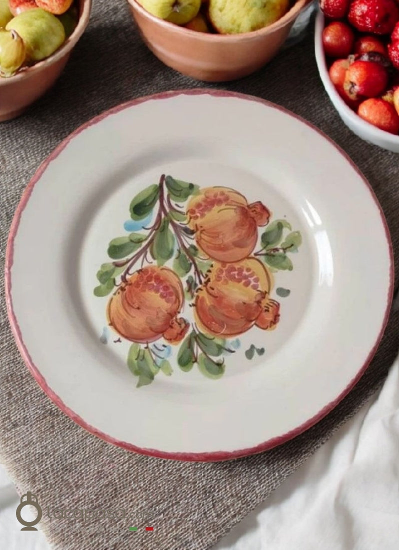 MELOGRANO - Piatto da portata in ceramica - Lacapasa.com
