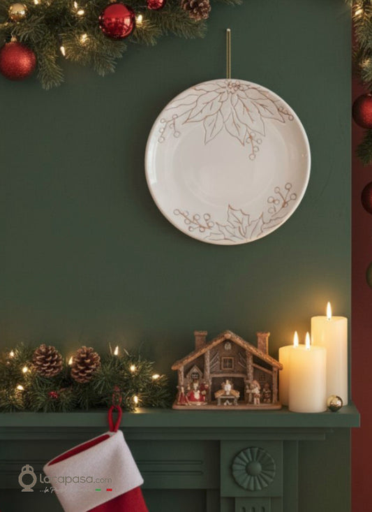 NIVES - Piatto decorativo di Natale - Lacapasa.com