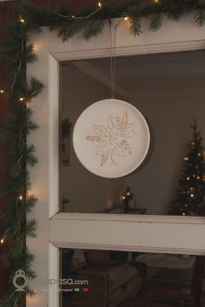 NIVES - Piatto decorativo natalizio - Lcapasa.com