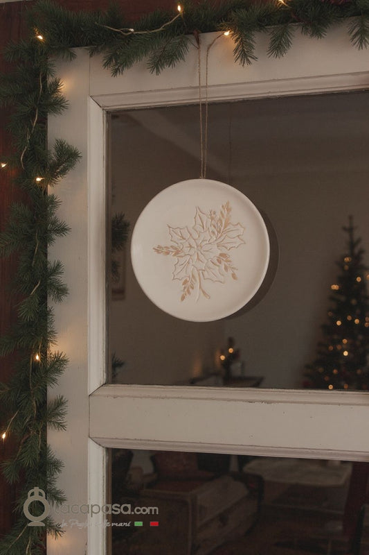 NIVES - Piatto decorativo natalizio - Lcapasa.com