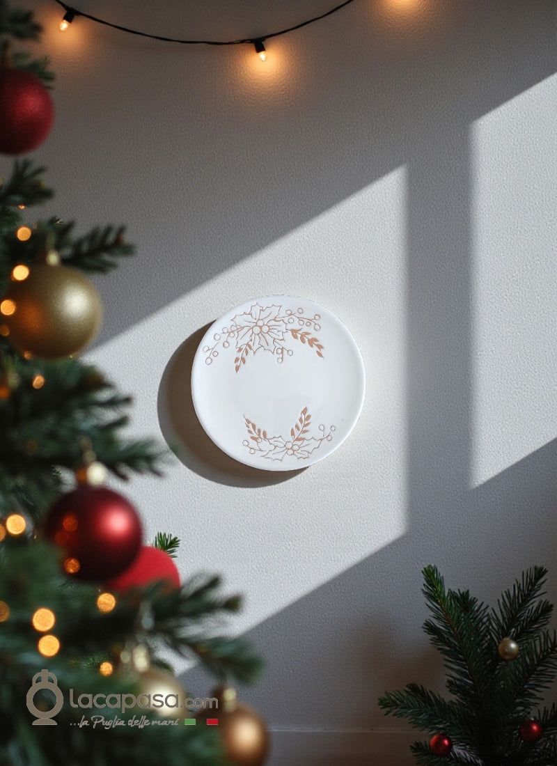 NIVES - Piatto decorativo natalizio - Lcapasa.com