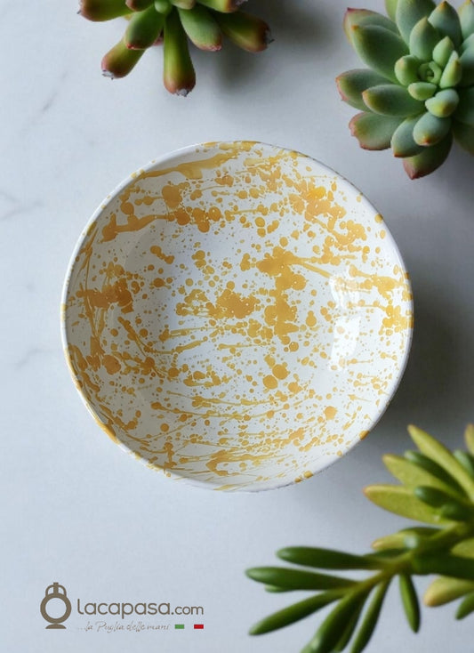 OCRA - Insalatiera in ceramica - decoro Macchia - Lacapasa.com