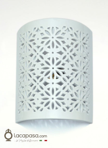 ORIONE - Applique in ceramica artigianale 1 - Lacapasa.com