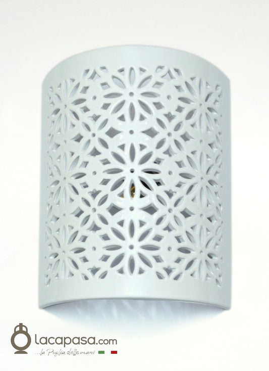 ORIONE - Applique in ceramica artigianale 1 - Lacapasa.com
