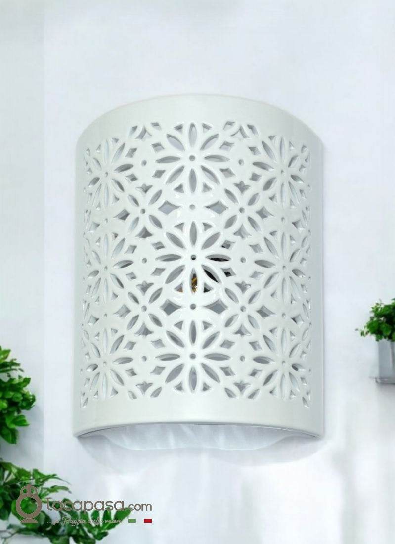 ORIONE - Applique in ceramica artigianale 2 - Lacapasa.com