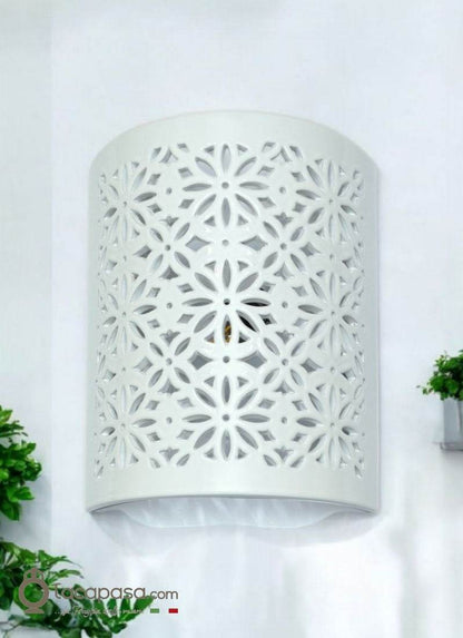 ORIONE - Applique in ceramica artigianale 2 - Lacapasa.com