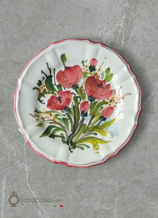 PAPAVERO - Piatto da parete - Lacapasa.com