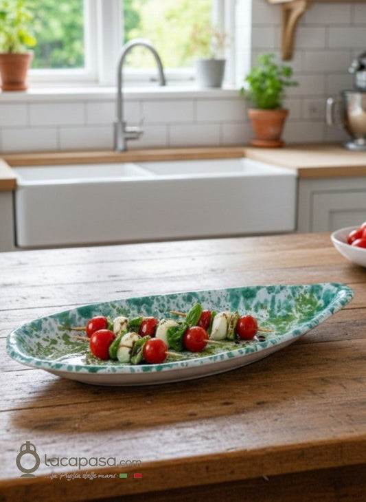 PIATTO APERITIVO - forma Fico d'India - Lacapasa.com