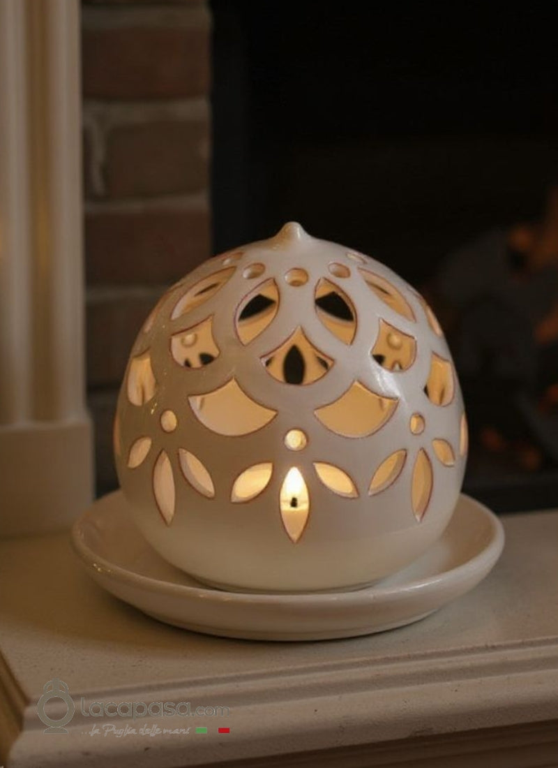 PUNGITOPO - Porta candela in ceramica - Lacapasa.com