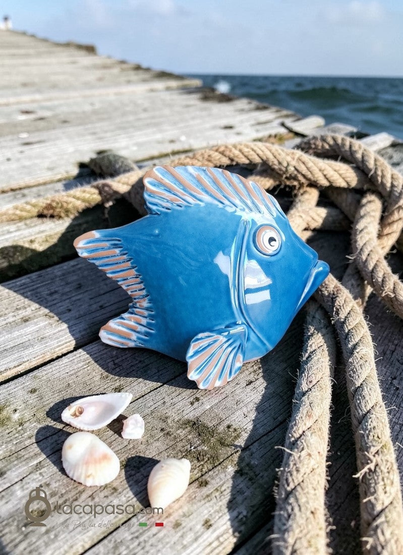 Pesce in ceramica artistica di Puglia - Lacapasa.com