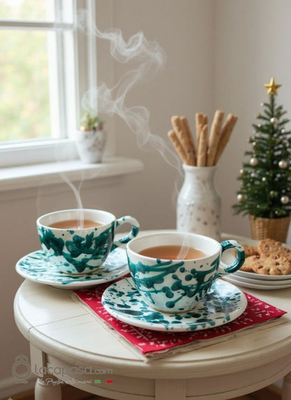 MENTA - Tazza The di ceramica - decoro Macchia