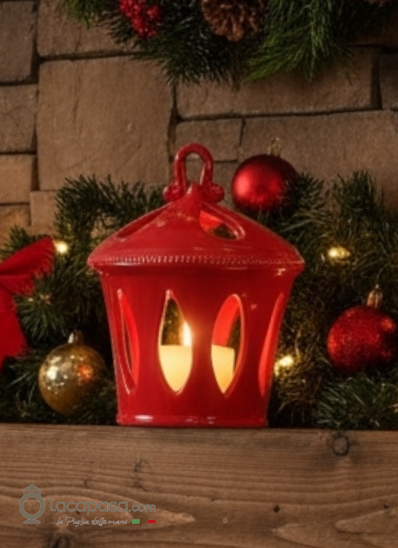 VEGA - Porta candela in ceramica