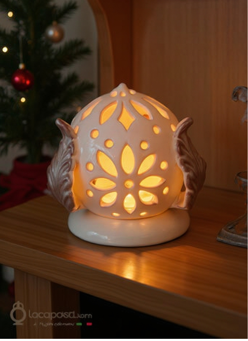 CEDRO - Porta candela in ceramica