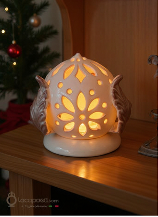 CEDRO - Porta candela in ceramica