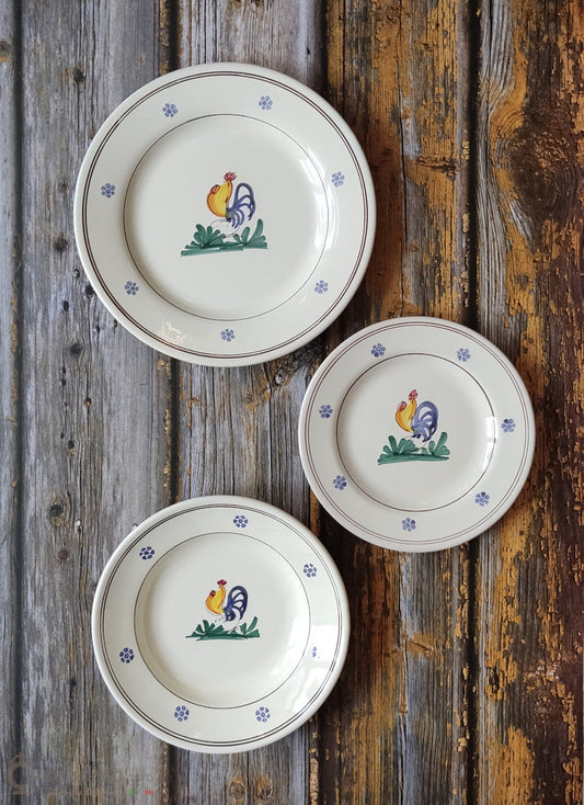 Piatti in ceramica – decoro Gallo Lacapasa.com
