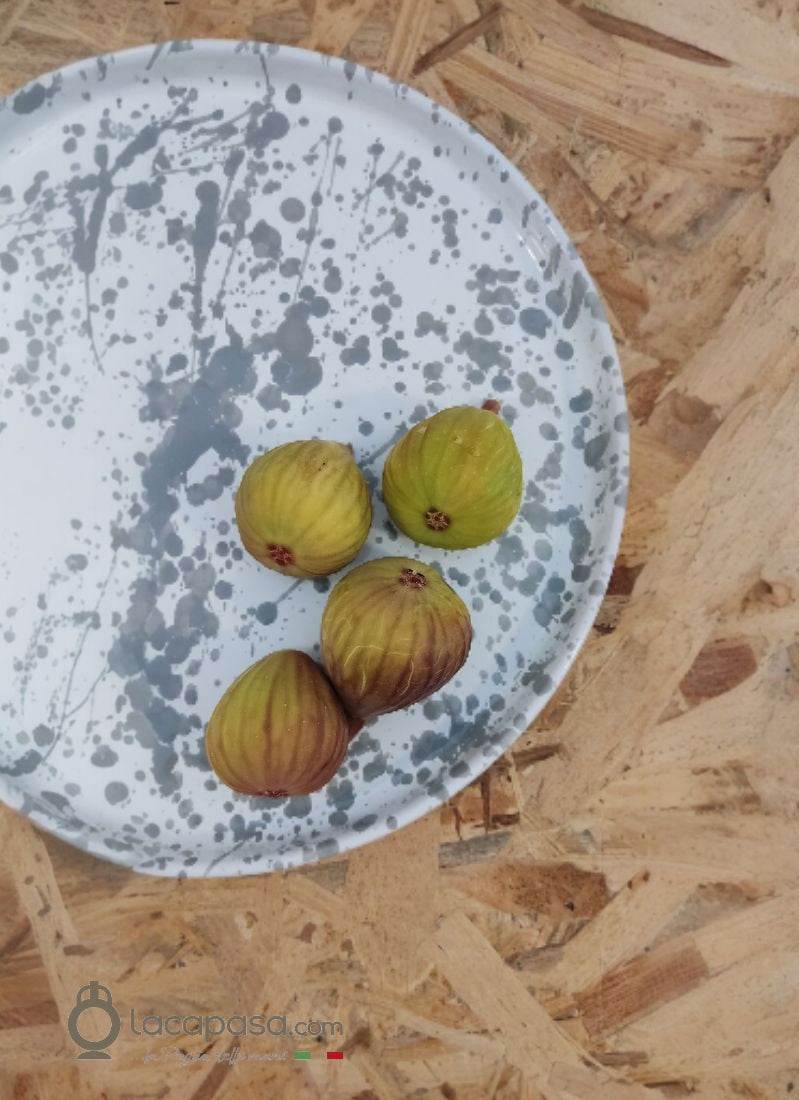 Piatto da portata in ceramica - decoro Macchia - Lacapasa.com