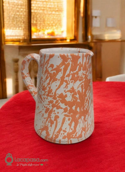 SUSINA - Brocca in ceramica - decoro Macchia - Lacapasa.com