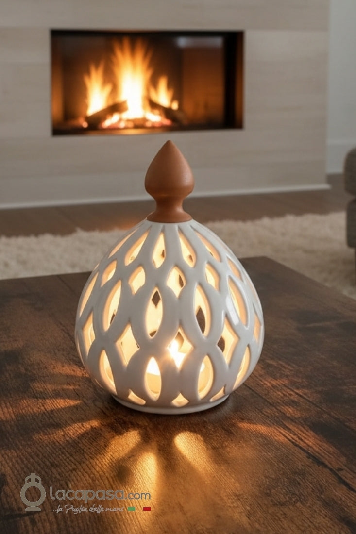 TULIPANO_-_Porta_candela_in_ceramica_Lacapasa.com