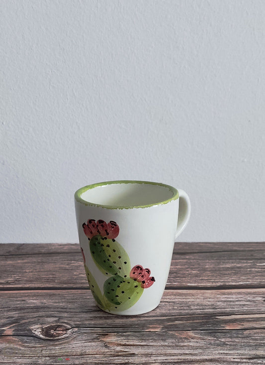 Tazza Mug ceramica - decoro Fico d'India - Lacapasa.com