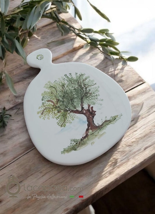 ULIVO - Tagliere bomboniera in ceramica - Lacapasa.com